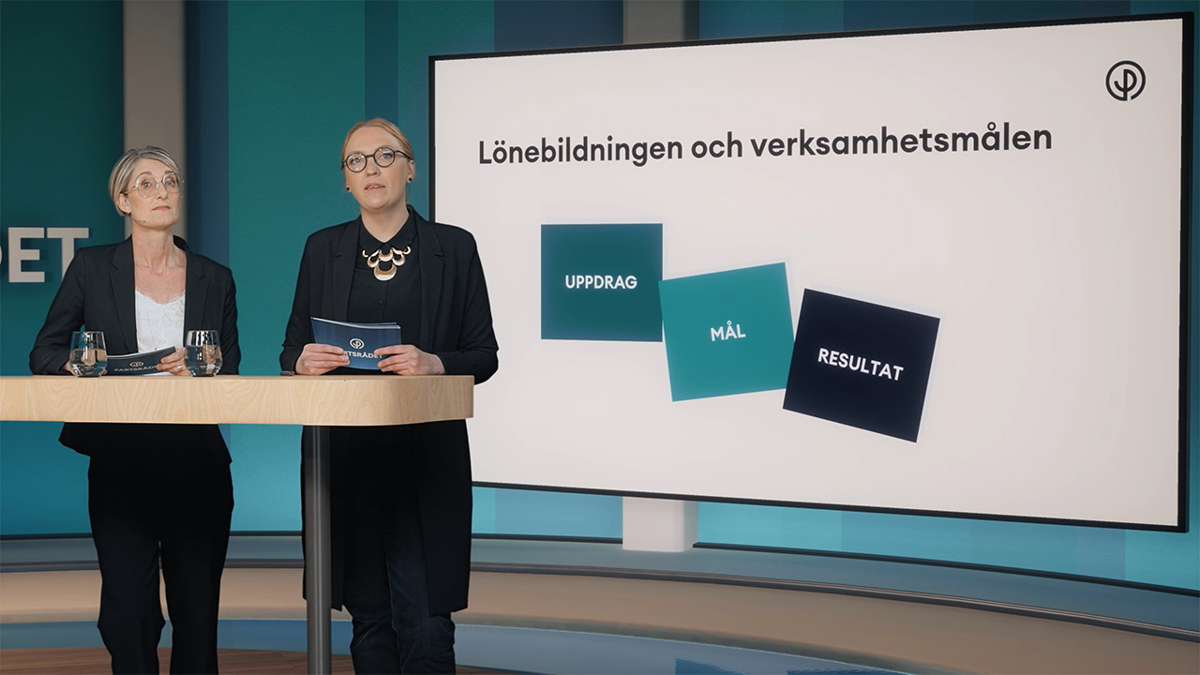 Åsa Pyka, Arbetsgivarverket, och Sanna Feldell, OFR/S,P,O.
