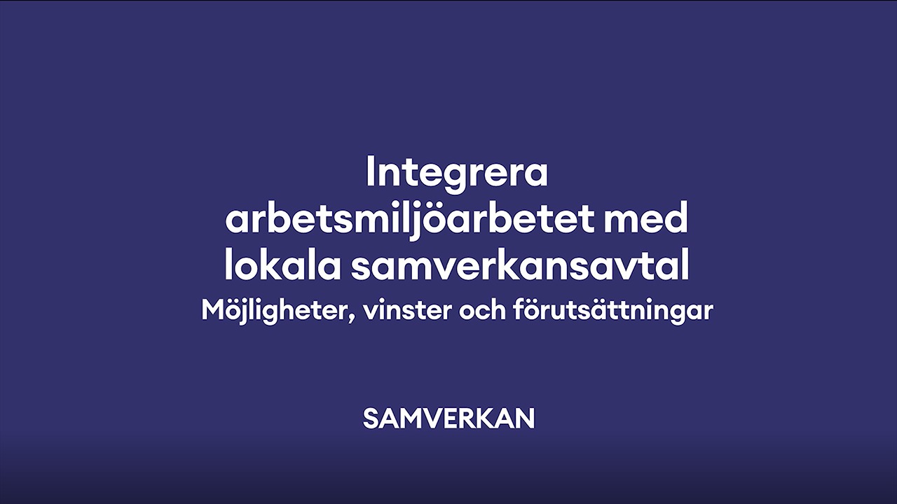 Filmruta med namnet på seminariet