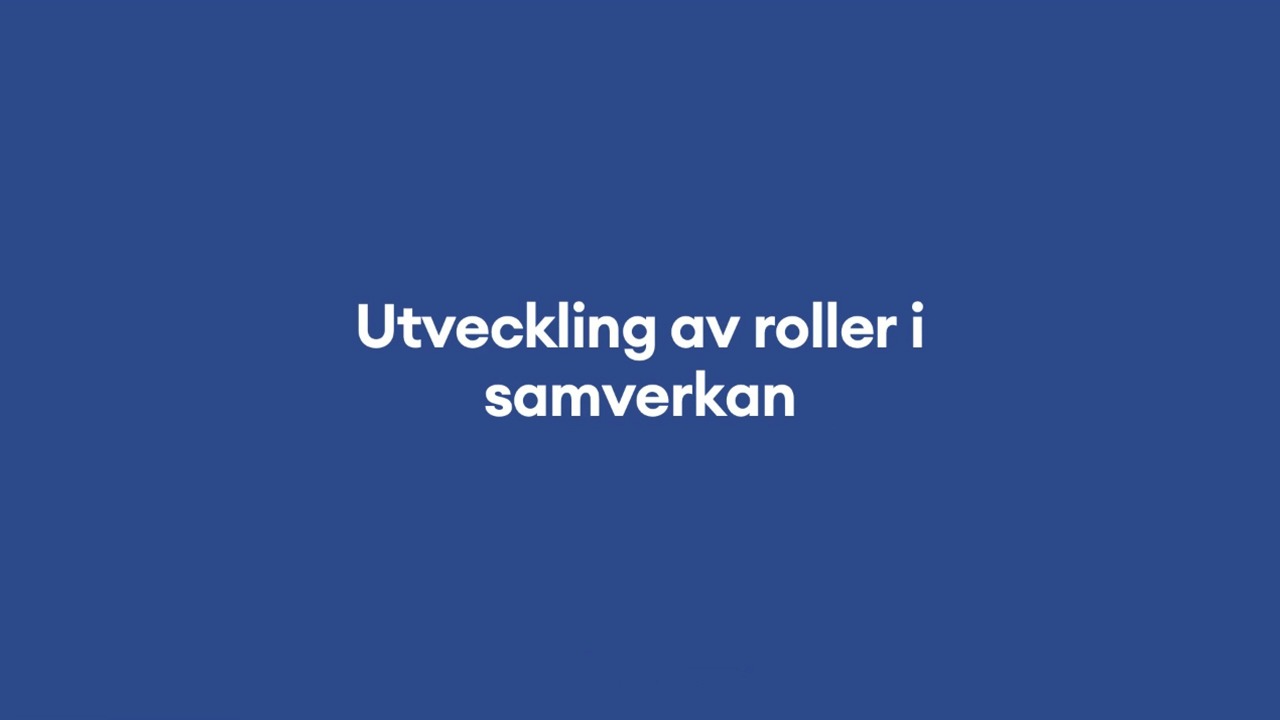 Utveckling av roller i samverkan