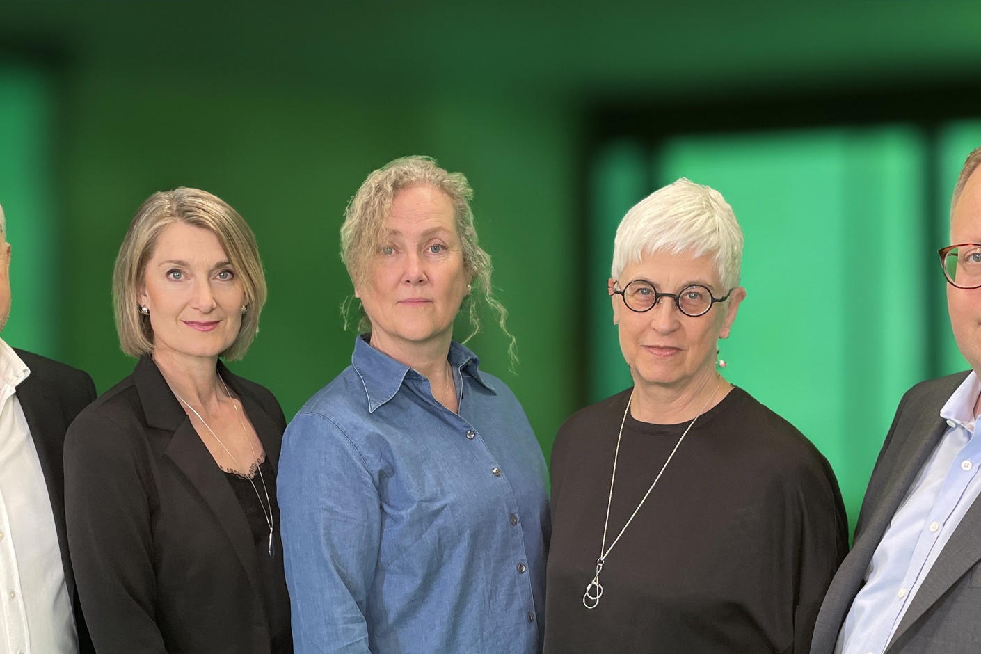 Från höger Anders Stålsby, Åsa Pyka, Anna Westling, Anna Steen och Andreas Nyström