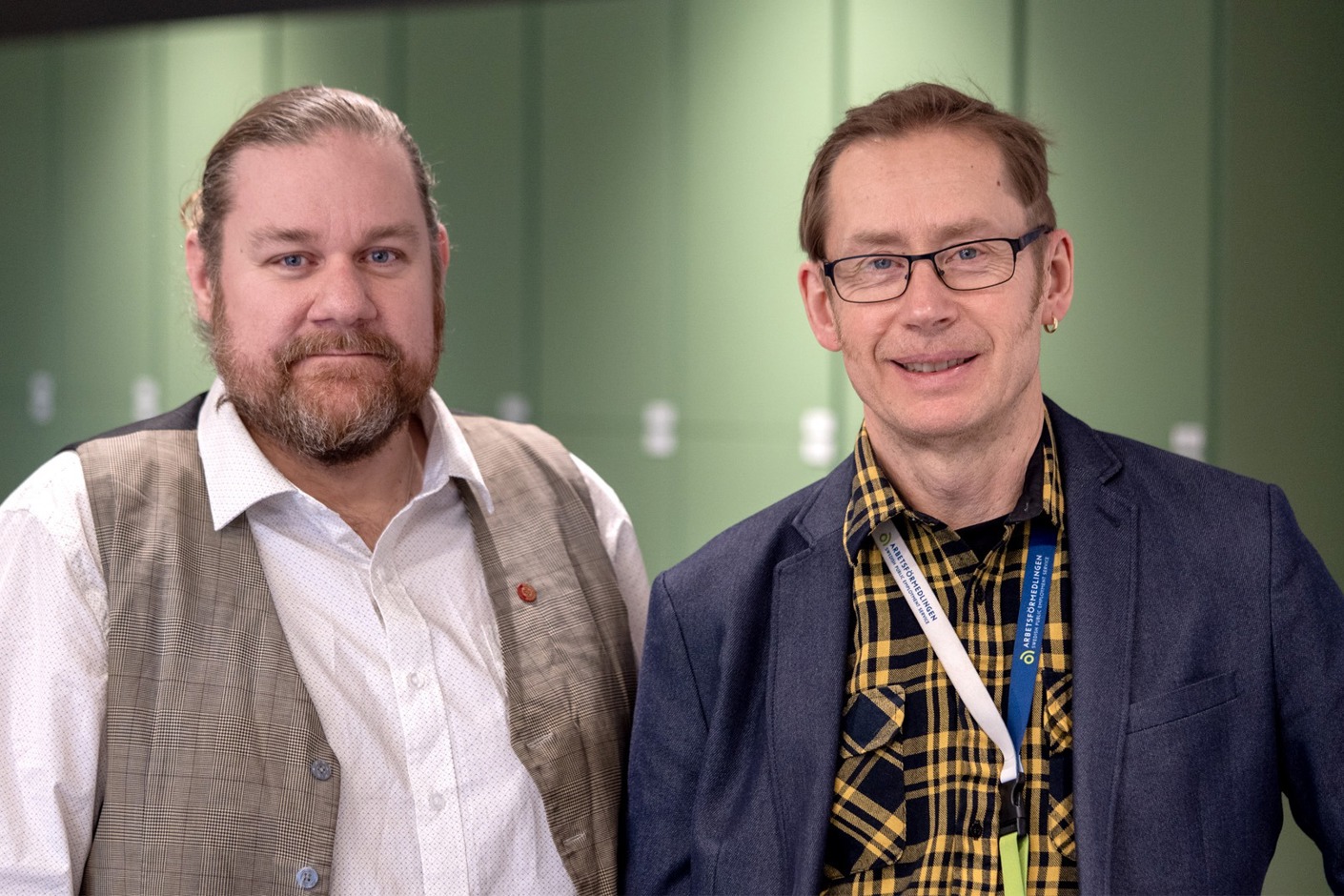 Från vänster till höger: Mattias X. Gustafsson och Christer Hansson