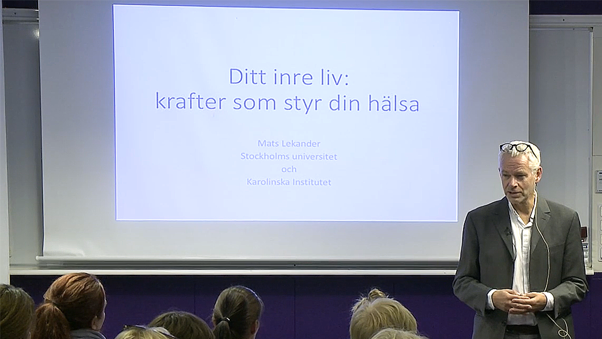 Mats Lekander, professor vid Stockholms universitet och Karolinska institutet.