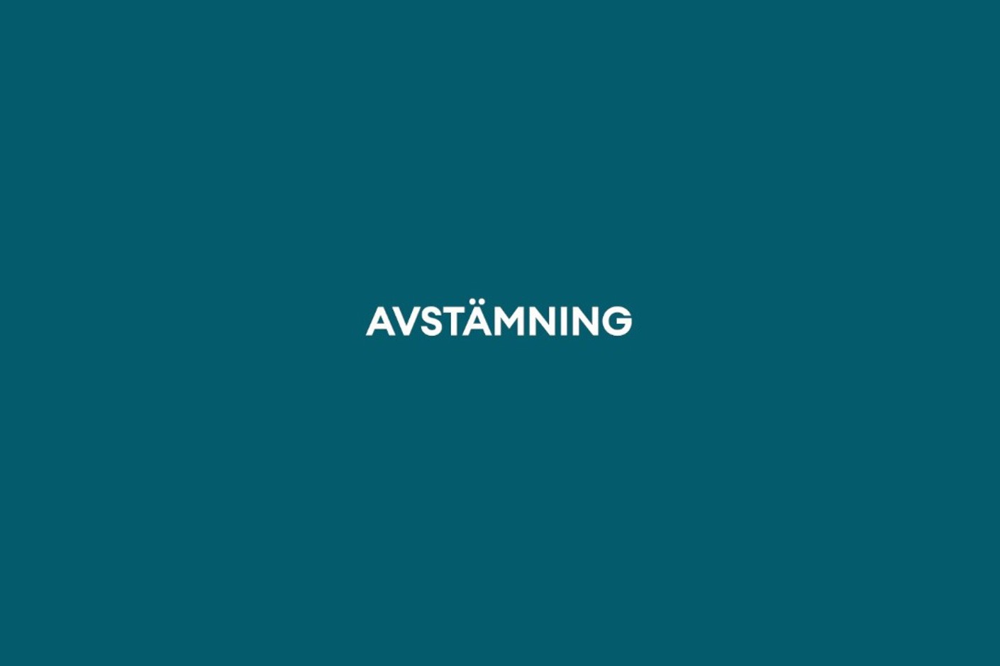 Avstämning