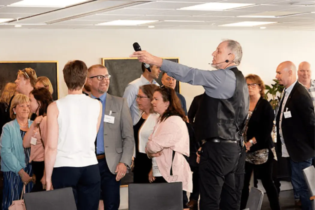 Personer på seminariet.