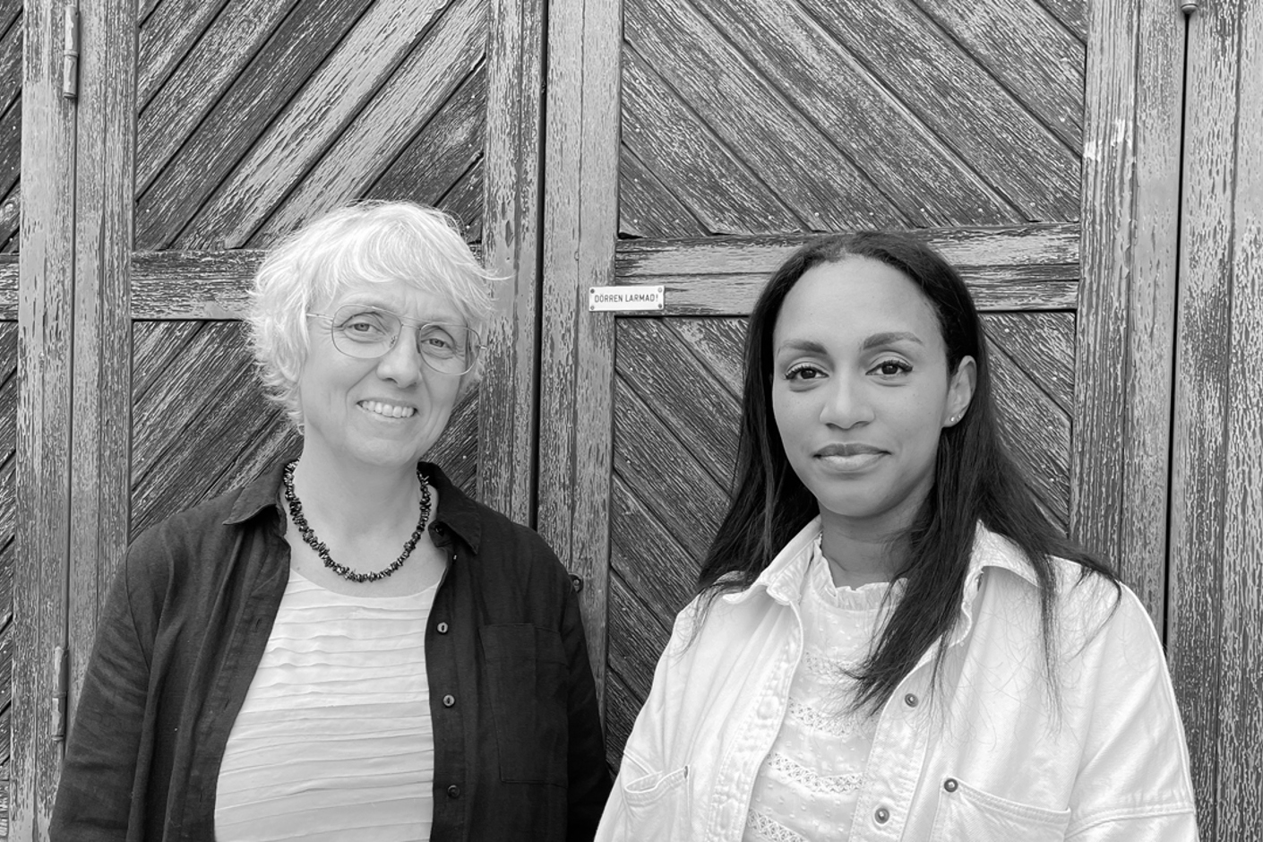 Gabriella Fägerlind och Ksanet Habte