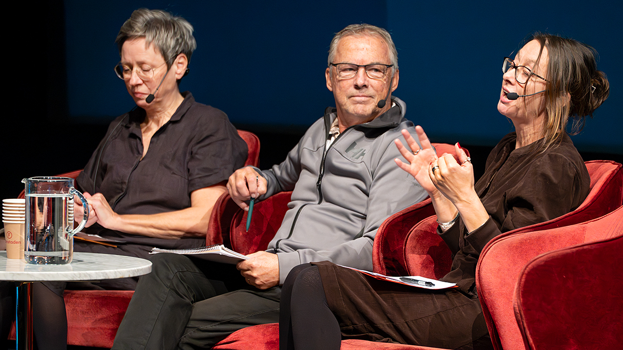 Från vänster: Kerstin Waldenström, Jan Winroth och Rachael Tripney Berglund.