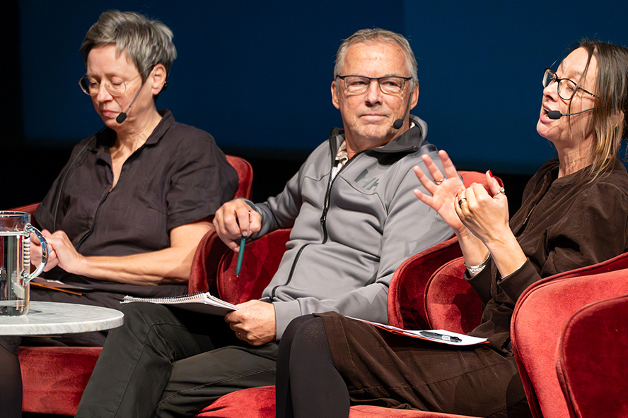 Från vänster: Kerstin Waldenström, Jan Winroth och Rachael Tripney Berglund.