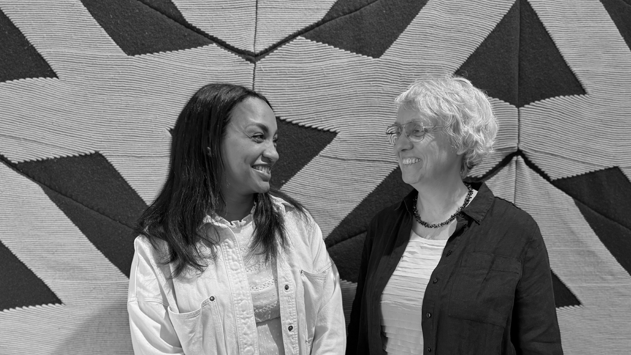 Ksanet Habte och Gabriella Fägerlind