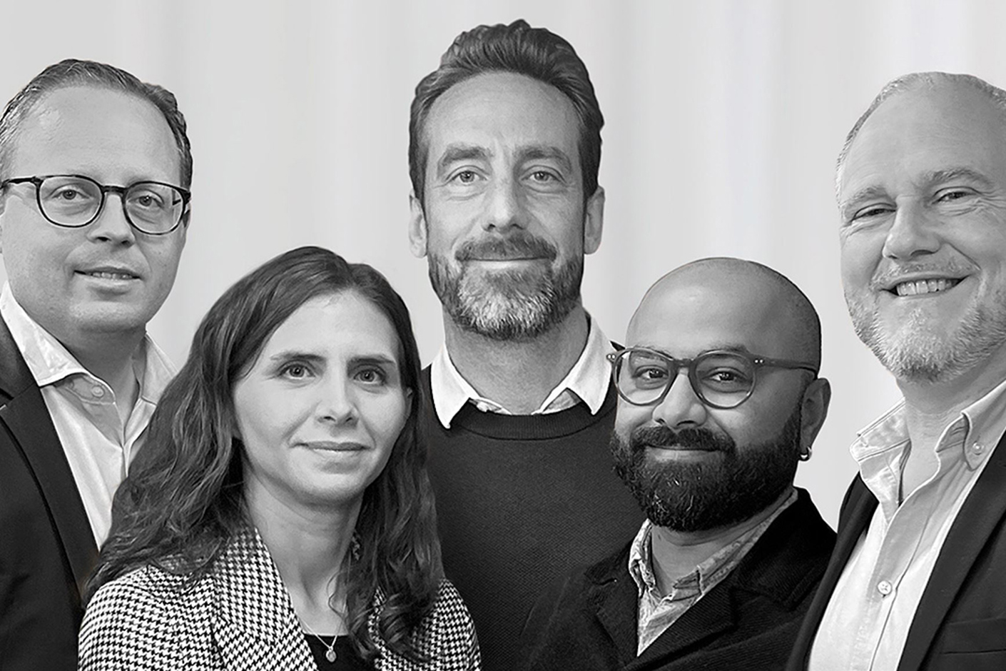 Monterat fotografi med personerna som deltar i poddavsnittet.