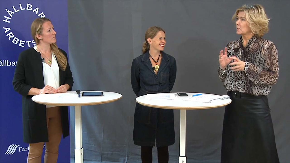 Charlotta Linse, Partsrådet, Caroline Stiernstedt Sahlborn, konsultnätverket Gro och Karolina Hulterström, Sida.