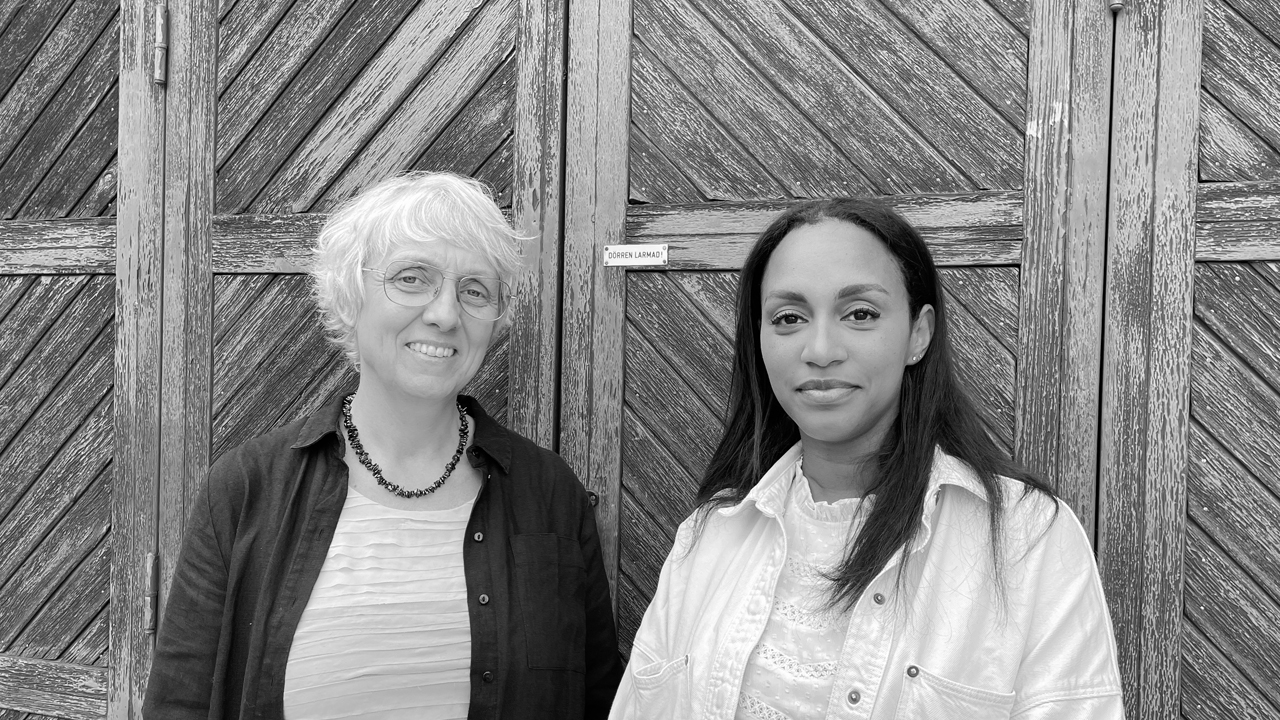 Gabriella Fägerlind och Ksanet Habte